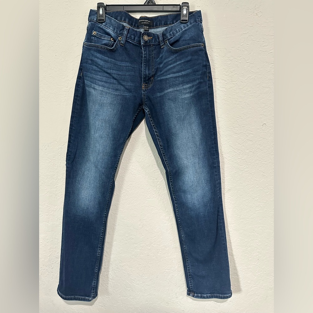 Banana Republic Blue Straight Jeans Classic Style
